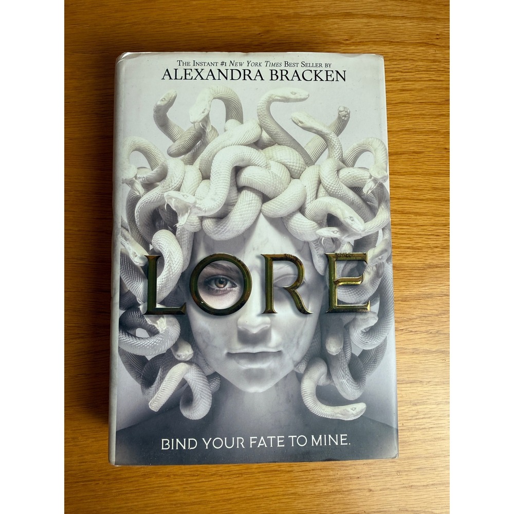 ALEXANDRA BRACKEN Lore Hardcover Book Young Adult Fantasy Mythology
